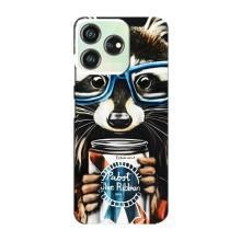 Силіконовий Чохол з Энотами  на ZTE Blade V50 – Єнот в окулярах