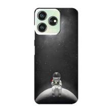 Силиконовый Чехол с принтом "Космонавты" на ZTE Blade V50 – Космонавт романтик
