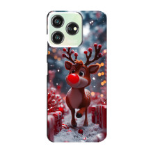 Яскравий чохол для ZTE Blade V50 з Зимові Оленята – Олень серед подарунків