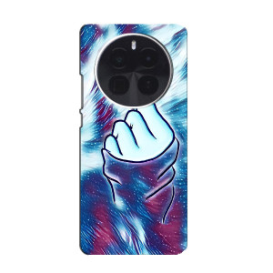 Чехол с принтом для ZTE Blade V70 Max (AlphaPrint - Знак сердечка)