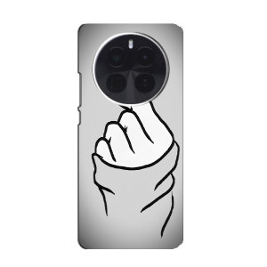 Чехол с принтом для ZTE Blade V70 Max (AlphaPrint - Знак сердечка)