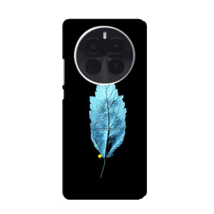 Чехол с картинками на черном фоне для ZTE Blade V70 Max – Листочек