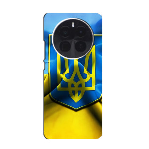Чехол с картинкой (Патриотический ГЕРБ) на ZTE Blade V70 Max (Герб и Флаг Украины)