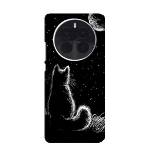 Чехол с принтом для ZTE Blade V70 Max (AlphaPrint) Модные коты