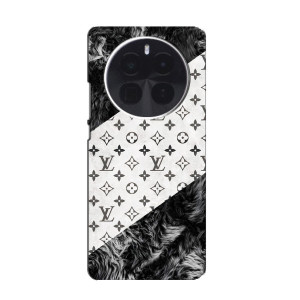 Чехол Стиль Louis Vuitton на ZTE Blade V70 Max (LV на белом)