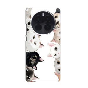 Чехол с милыми котиками на ЗТЭ Блейд В70 Макс – Черно-белые котики