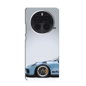 Чехол с авто Порше для ZTE Blade V70 Max – Голубой Порше