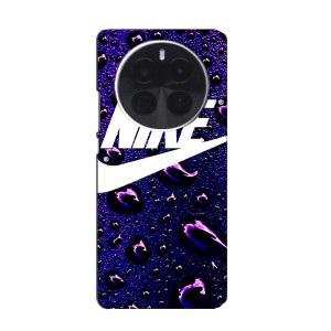 Чехол с логотипом Найк на ZTE Blade V70 Max – Найк на фиолетовом
