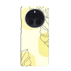 Силиконовый чехол с принтом в цветах на ZTE Blade V70 Max