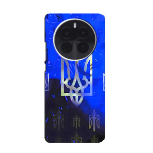 Чехол с украинским гербом на ZTE Blade V70 Max – Гербы на синем