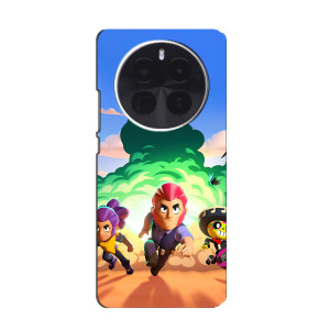 Силиконовый Чехол на ZTE Blade V70 Max с картинкой Brawl Stars (Бравел Старс)