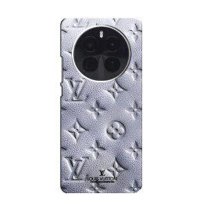 Текстурный Чехол Louis Vuitton для ZTE Блейд В70 Макс – Белый ЛВ