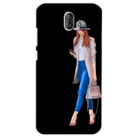 Чехол с картинкой Модные Девчонки ZTE Blade V8 Pro – Девушка со смартфоном