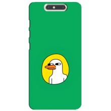 Бампер з принтом Меми для ZTE Blade V8 – Мем Качка