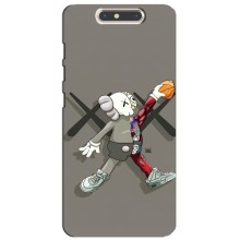 Чехлы для ZTE Blade V8 - Bearbrick Louis Vuitton (PREMIUMPrint) (Беарбрик Джордан)