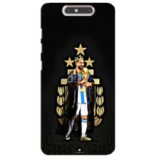 Чехлы для ZTE Blade V8 (Leo чемпион) (AlphaPrint) (Месси Король)