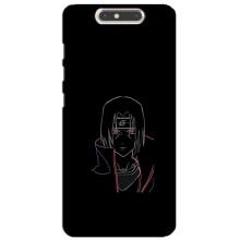 Чехлы на тему: Итачи Учиха для ZTE Blade V8 (AlphaPrint) – силуэт Итачи