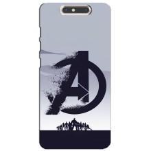 Чехлы с героями Марвел ZTE Blade V8 (VPrint) – Команда А