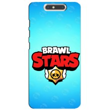 Чехлы Brawl Stars для ZTE Blade V8 (AlphaPrint) – Лого Бравл Старс