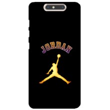 Чехлы для ZTE Blade V8 - с картинкой JORDAN (AlphaPrint) (Jordan Gold)