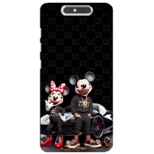 Чехол Disney Mouse ZTE Blade V8 (PREMIUMPrint) (Семья Маусов)