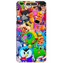 Чехол для ZTE Blade V8 Бравл Старс (VPrint) – герои Бравл Старс