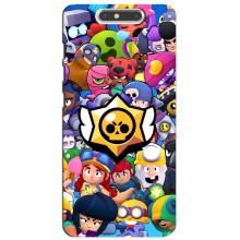 Чехол для ZTE Blade V8 Бравл Старс (VPrint) – Лого Brawl Stars