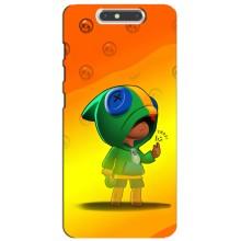 Чехол для ZTE Blade V8 Бравл Старс (VPrint) – Мальчик Леон