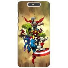 Чохол МАРВЕЛ для ЗТЕ В8 (AlphaPrint) – Герої Марвел