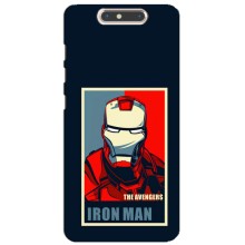 Чехол Супергерой Железный человек на ZTE Blade V8 (Art Iron man)