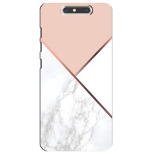Мраморний чехол на ZTE Blade V8 (VPrint) (Тройний мрамор)
