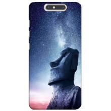 Силиконовые Чехлы (смешные стикеры) для ZTE Blade V8 – Статуя
