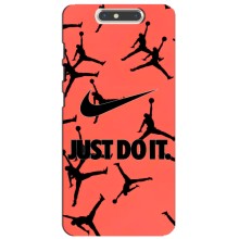 Силиконовый Чехол Nike Air Jordan на ЗТЕ Блейд В8 – Just Do It