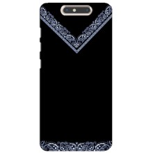 Силиконовый Чехол на ZTE Blade V8 (Воротник вышиванки)