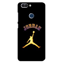 Чехлы для ZTE Blade V9 - с картинкой JORDAN (AlphaPrint) (Jordan Gold)