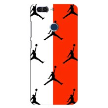 Чехлы для ZTE Blade V9 - с картинкой JORDAN (AlphaPrint) (Лого Джордан)