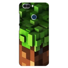 Чехол Майнкрафт на ZTE Blade V9 (AlphaPrint) Minecraft (текстура Майнкрафт)