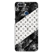 Чехол Стиль Louis Vuitton на ZTE Blade V9 (LV на белом)