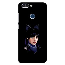 Чехлы Венсдей на ZTE Blade V9 Уэнсдей (AlphaPrint) (серьезная Уэнздей)
