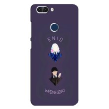 Чехлы Венсдей на ZTE Blade V9 Уэнсдей (AlphaPrint) (Уэнздей и подруга)
