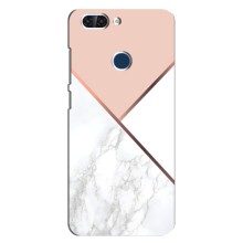 Мраморний чехол на ZTE Blade V9 (VPrint) (Тройний мрамор)