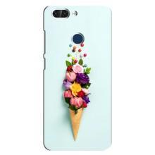 Чехлы с тематикой "ЦВЕТЫ" на ZTE Blade V9 (Цветок-мороженное)