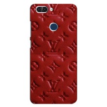 Текстурный Чехол Louis Vuitton для ЗТЕ Блейд В9 (Красный ЛВ)