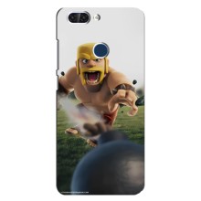 Чехол з героями Клеш Рояль для ZTE Blade V9 (Варвар)