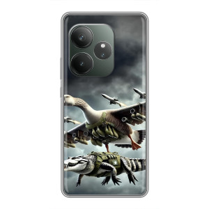 Чехол с мемами тралалело тралала для ZTE nubia A57