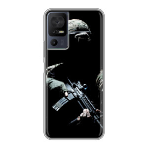 Чехол с украинским воином на ZTE Nubia A76 – Украинский снайпер