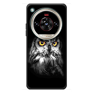 Чехлы с принтом СОВЫ для ZTE Nubia Focus 2 Ultra – Сова на чёрном
