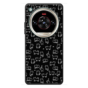Чехол на тематику: Коты для ZTE Nubia Focus 2 Ultra (Котики на черном)