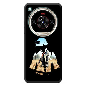Силиконовый чехол с картинкой "Герой Pubg" на ZTE Nubia Focus 2 Ultra (Пубг мен)