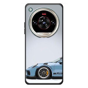 Чехол с авто Порше для ZTE Nubia Focus 2 Ultra – Голубой Порше